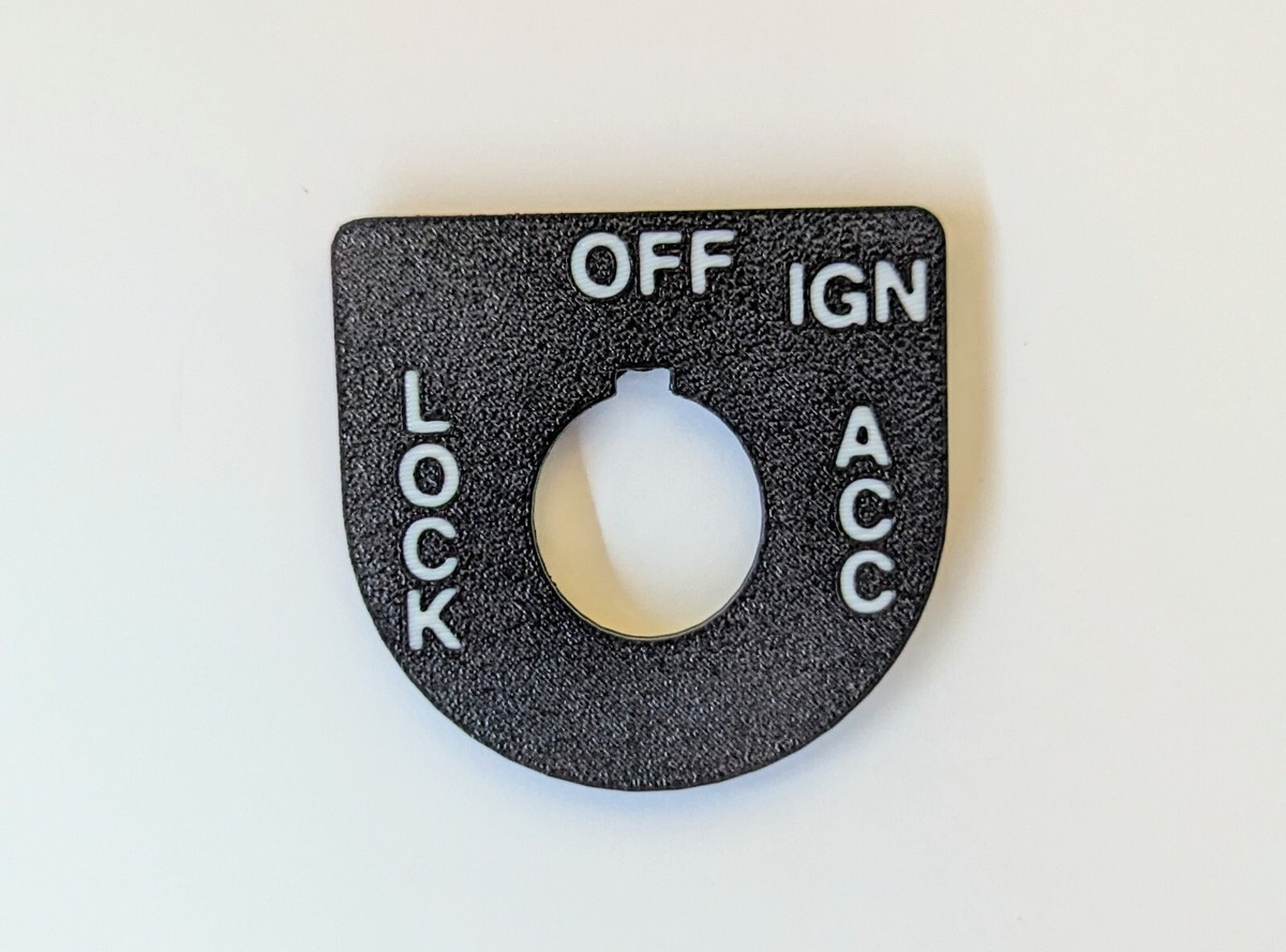 Harley Davidson Ignition Switch Plate 71662-03a reproduction