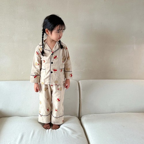 Kids Pajama Sets Children's Clothing Cotton Pajama Set for Boys Girls Two-piece - Picture 24 of 25