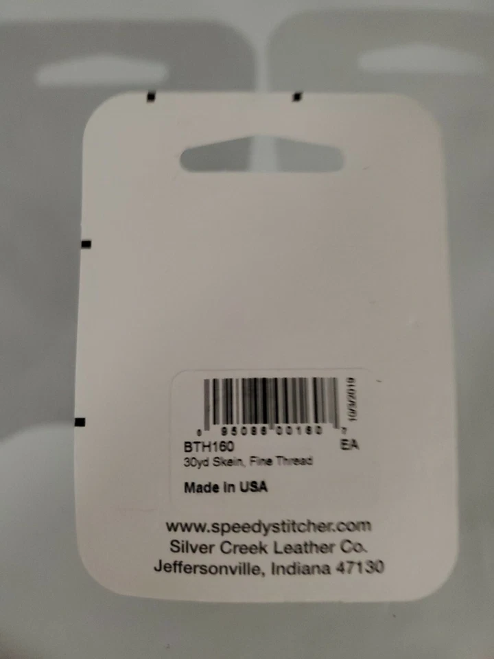 Speedy Stitcher BTH160 Fine Waxed Polyester Thread, Lot Of 3 Pkg, 30 Yards Each  - Image 3 of 3