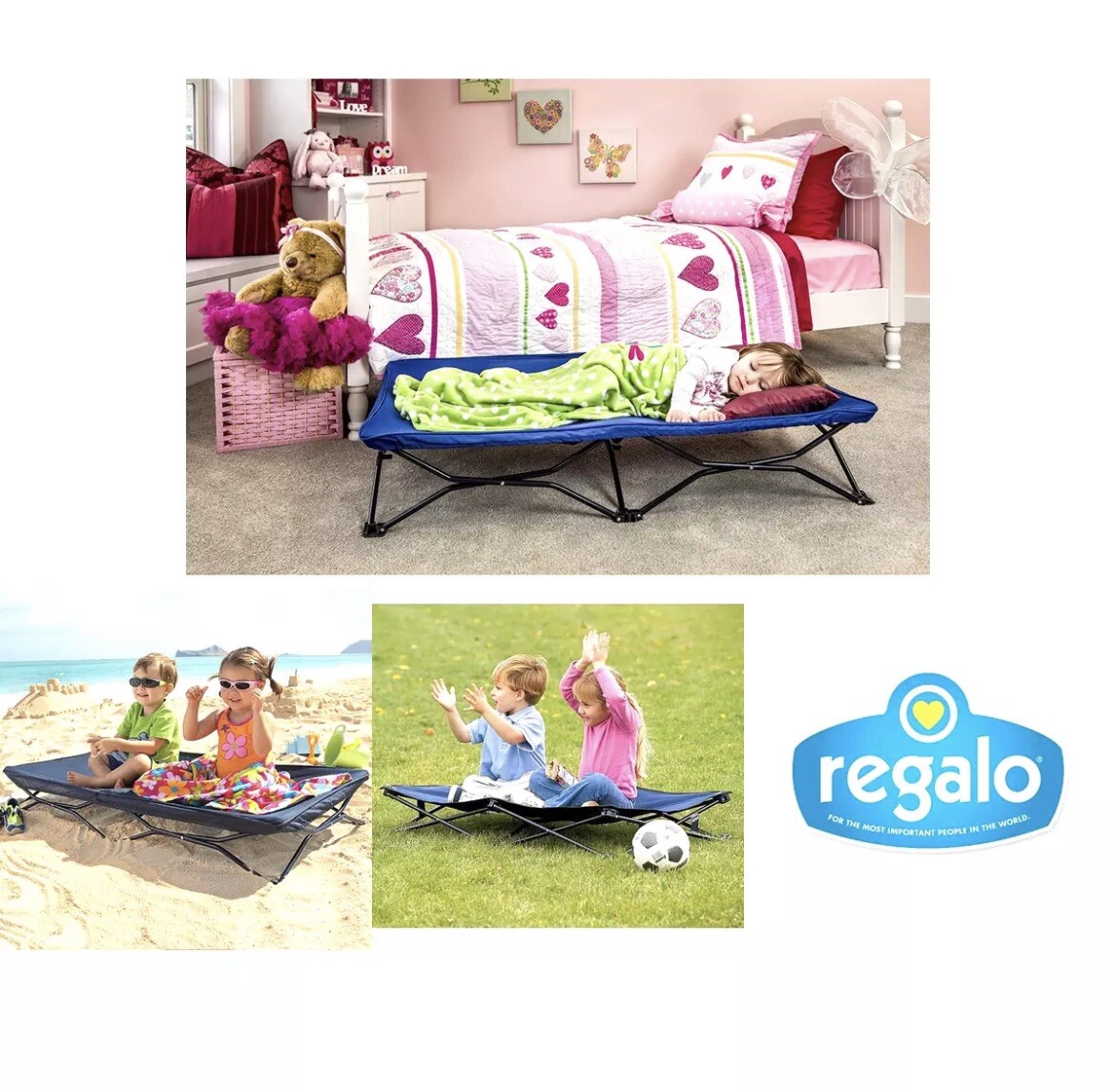 My Cot Portable Foldable Toddler Kids Bed Includes Fitted Sheet Pink My Cot Portable Foldable Toddler Kids Bed Includes Fitted Sheet Pink