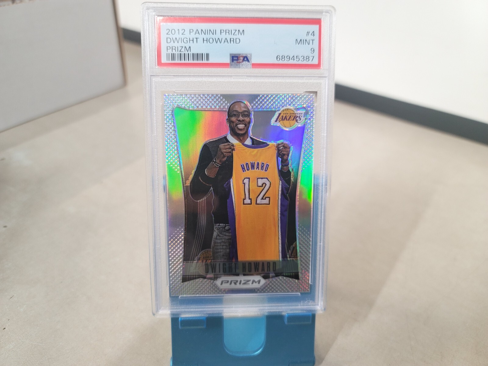2012-13 Panini Prizm Silver Prizm Dwight Howard #4 PSA 9 T7558