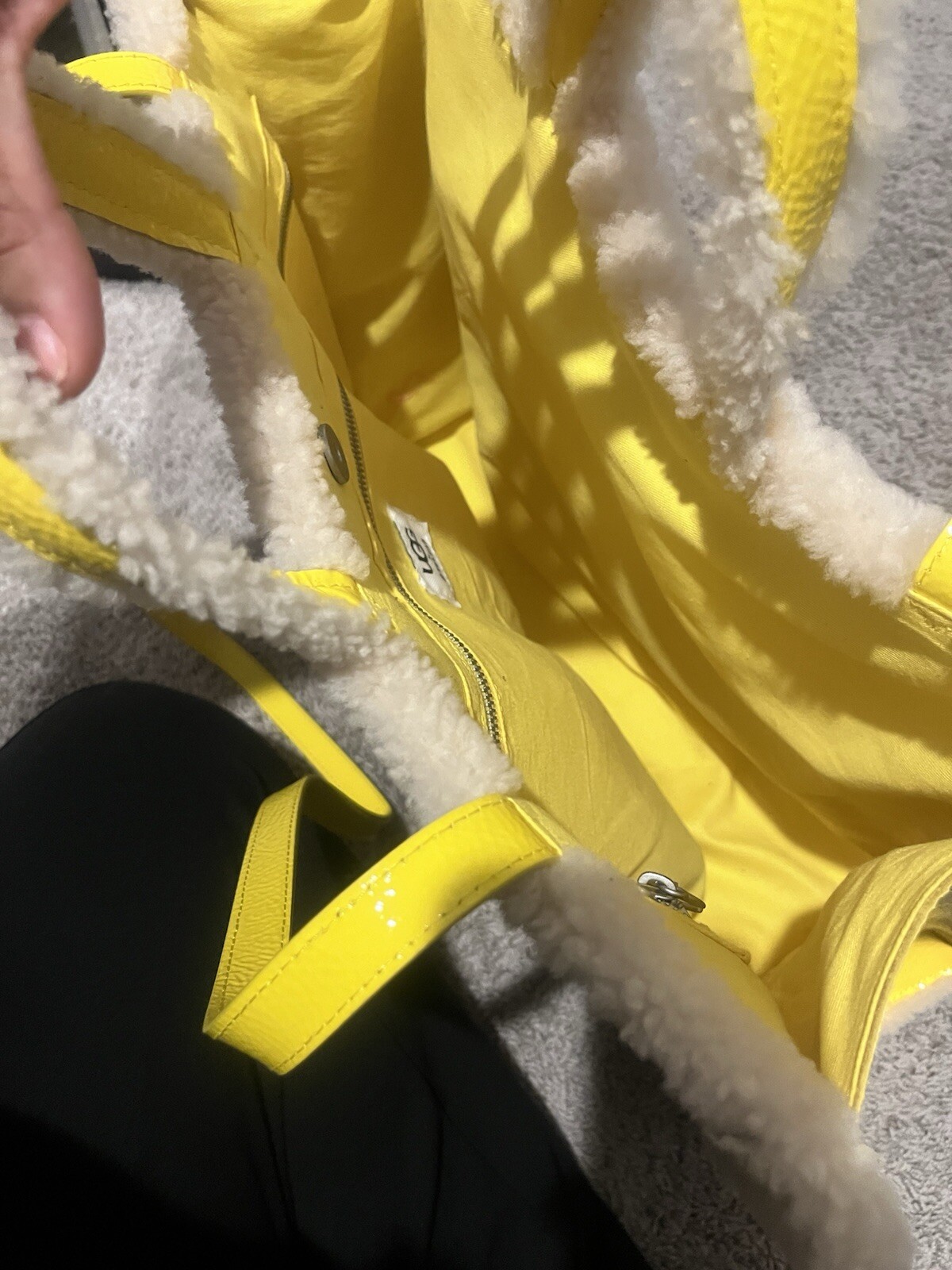 Ugg x Telfar Large Shopping Bag - Taxi Color image 4
