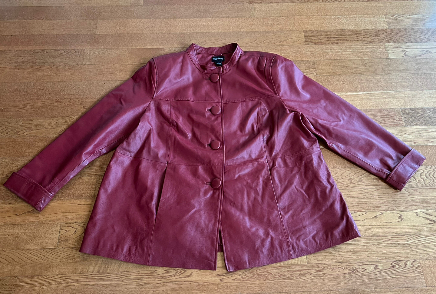 Maggie Barnes Leather Jacket 