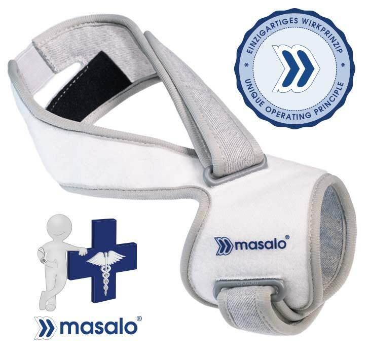 Masalo® Puff MED - para codo de tenista, codo de golfista y brazo de ratón (epicondilitis)