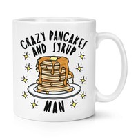 VerrüCkte Pfannkuchen Und Sirup Mann Stars 284Ml Becher Tasse Lustig Spass Essen