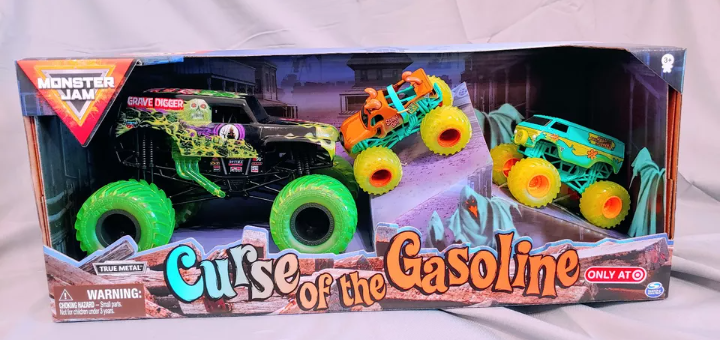 MONSTER JAM TRUCK MYSTERY MACHINE SCOOBY DOO GRAVE DIGGER TARGET