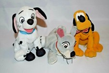3 Dog Disney Plush Lot