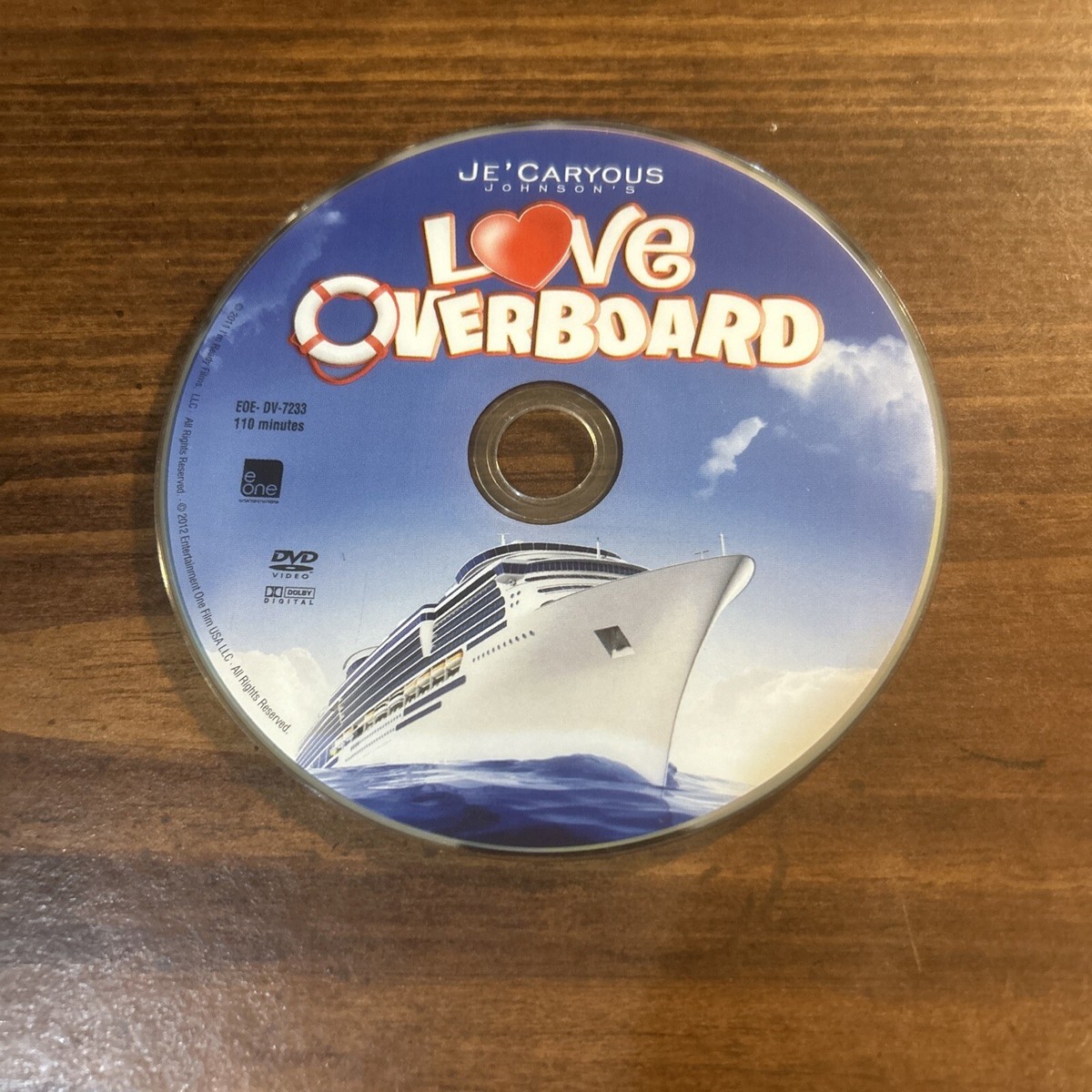 Love Overboard DVD 2012 Je'Caryous Johnson ROMANCE COMEDY RARE OOP