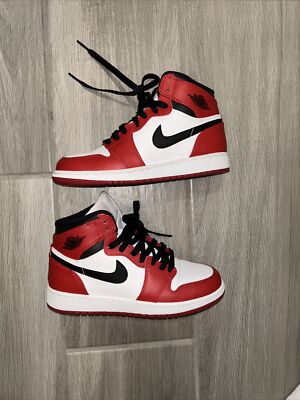 靴 Nike Air Jordan 1 Retro High Chicago2013 Size 4.5 - Jordan 1 Retro High Chicago 2013 for sale online | eBay