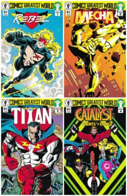 °COMICS' GREATEST WORLD GOLDEN CITY WEEK #1 bis 4 von 4°USA Dark Horse 1993