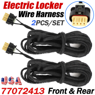 For 2018+ JL Wrangler JT Gladiator RUBICON Electric Locker Wire Harness Dana 44