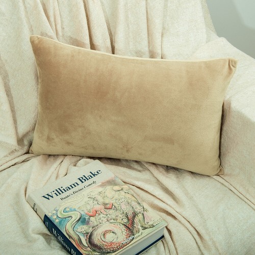 Velvet Throw Pillow Covers Set of 2 Sofa Home Decor Cushion Case Easy Care - Picture 31 of 64