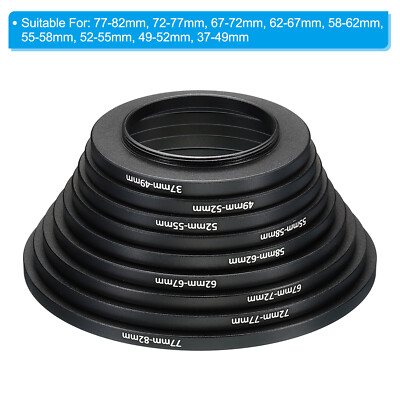 46mm To 58mm Step-Up Filter Adapter Ring – Metal Lens Adapter For Camera Filters