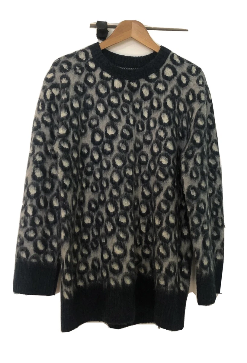Brushed leopard best sale sweater