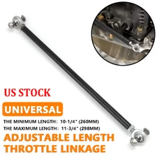 US Adjustable Length Throttle Linkage Hardware End Part Up to 11-3/4" Universal
