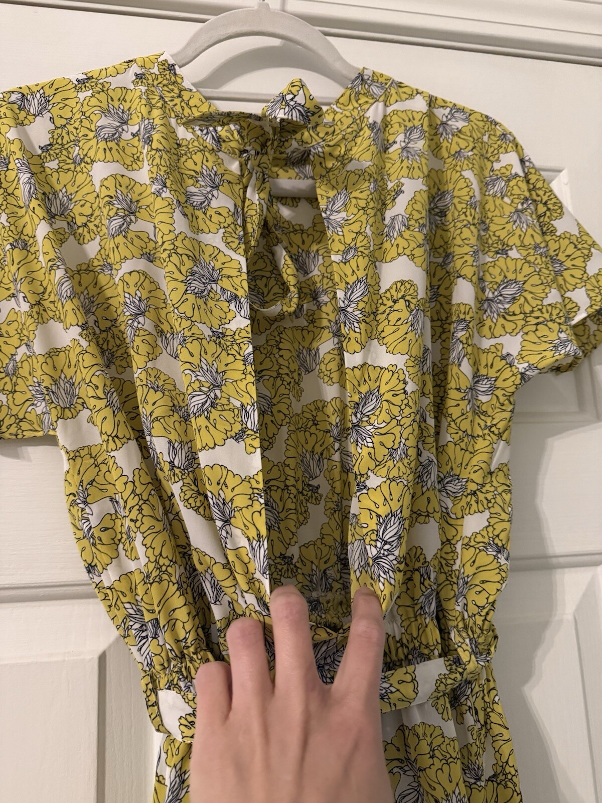 Robert Rodriguez Yellow Green Patterned Dress - image 3