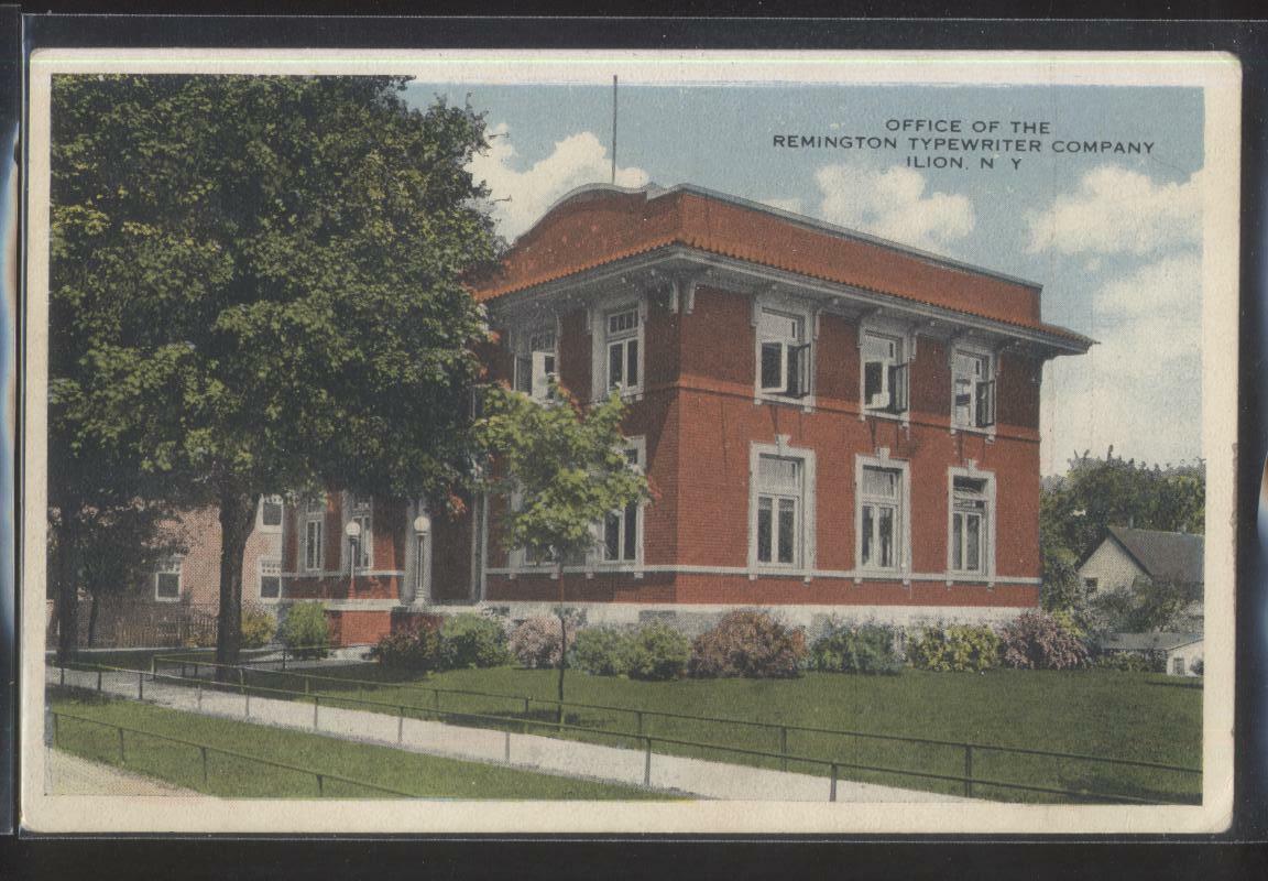 Postcard ILION New York/NY Remington Typewriter Company Office Building