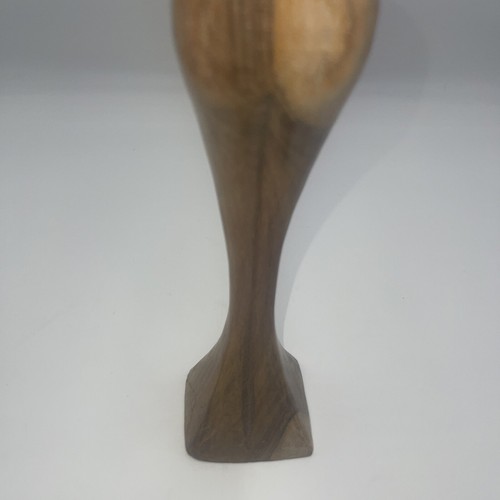 Wooden African fertility pregnant statue - Picture 11 of 15