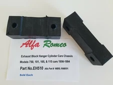 Alfa Romeo Rear Exhaust Hanger 1956-1994 4 cylinder Alfa's - Sold each