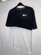 Nike men’s large activewear top black and white 
