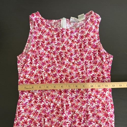 Vintage American Eagle Minikleid Damen 2 rosa Blumen ärmellos Y2K 90er Sonne - Bild 7 von 8