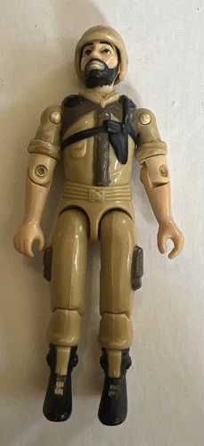 GI Joe 1984 Tan Clutch 100% Complete Vintage Hasbro Action Figure New O Ring