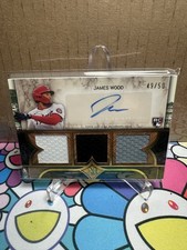 2025 Topps Museum  Collection  James Wood Signature Rookie Auto And Relic /50