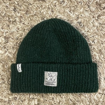Moomin By NordicBuddies Snufkin Knit Beanie Green Winter Hat Cartoon One Size