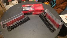 Snap-on 124STTMM 1/4" Drive 6-Point Metric Shallow/ Deep Socket Set - 24 Piece