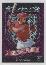 2021 Panini Chronicles Crusade Purple Velocity Prizm Alec Bohm #23 2l4