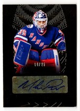 2021-22 Upper Deck Artifacts Aurum Signatures Mike Richter Auto 10/25 New York