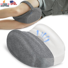 Kingpavonini Cooling Knee Pillow for Side Sleepers Hip Pain, Memory Foam Leg Pil