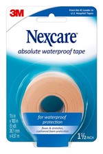 Nexcare Absolute Waterproof Flexible Foam Medical Tape Wound Dressing Secure