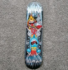 RARE 90's World Industries Skateboard Deck Flame Boy Wet Willy Marshall McGill
