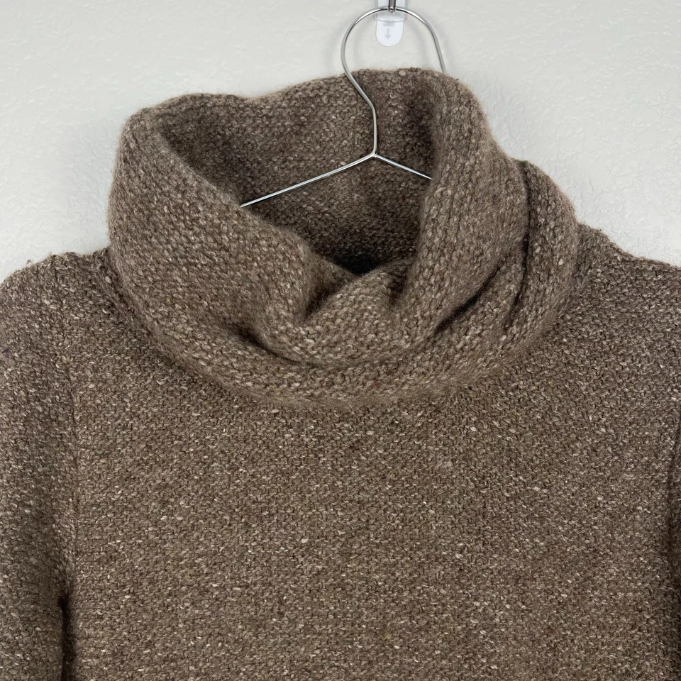 Ralph Lauren Collection Purple Label 100% Cashmere Turtleneck Sweater Brown Med - Image 4 of 4