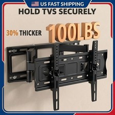 HEAVY DUTY FULL MOTION Swivel TV WALL MOUNT 50 52 55 60 65 70 75 80