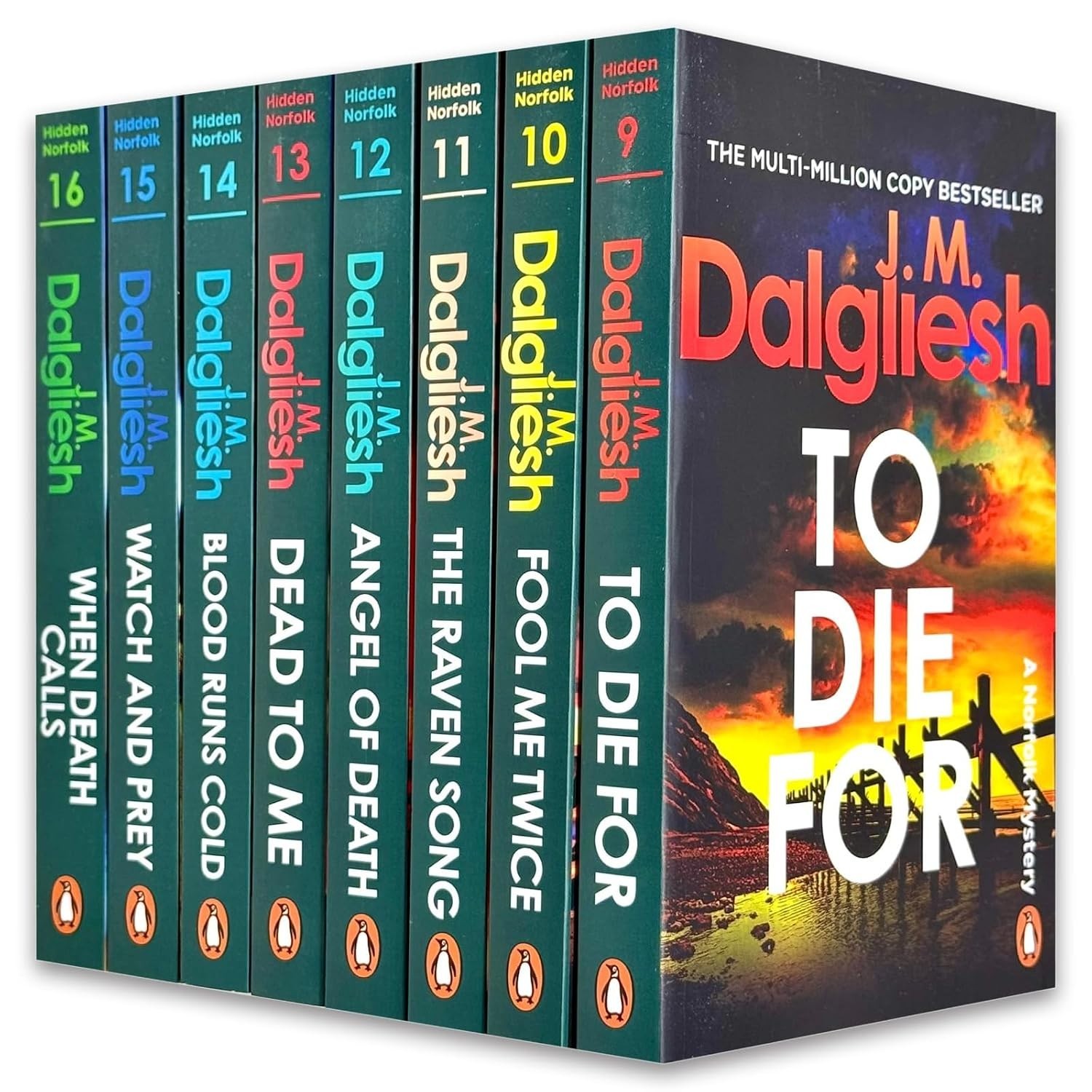 Hidden Norfolk Murder Mystery Series 9-16 Books Collection Set by J M Dalgliesh