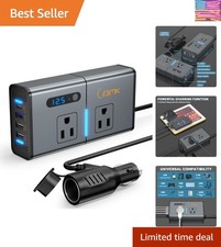 BMK 200W Car Power Inverter Newly Car Plug Adapter Outlet Charger DC 12V to 1...