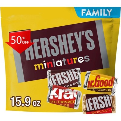 HERSHEY'S Miniatures Assorted Chocolate Candy - 15.9oz