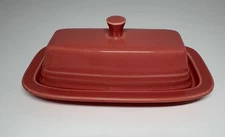Fiesta Flamingo 1/4 Lb Covered Butter Dish ~ RETIRED ~ COLLECTIBLE ~ GREAT GIFT