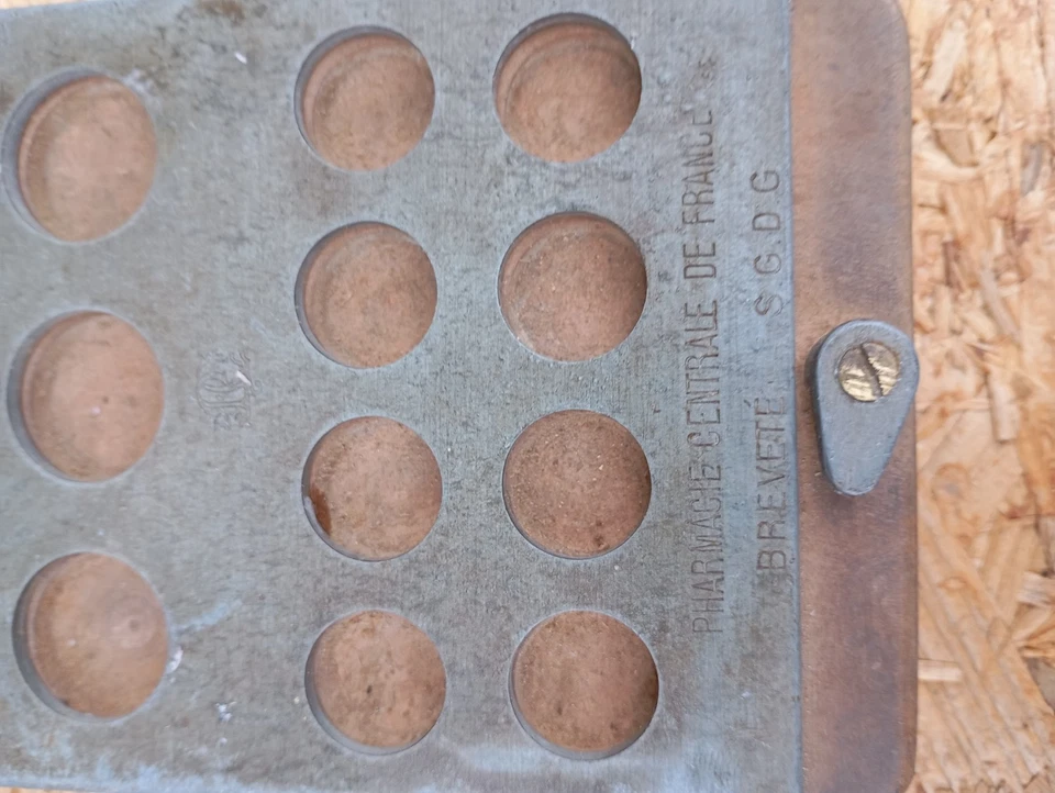 Ancien Outil De Mesure Pharmacie Pour Comprimés, Vintage Collection, Voir 📸📸 - Photo 3/4