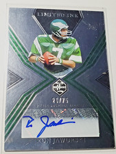 Ron Jaworski 2022 Panini Limited Ink Autograph 26/75  Auto #LI-RJA card Eagles