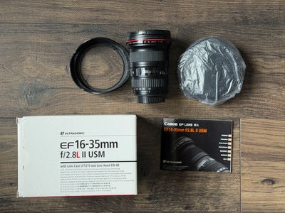 Canon EF 16-35mm f2.8 L II USM ULTRASONIC Zoom Lens