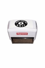 Supreme Don't Ask Me 4 Sh t SS18A62 White Self-Inking Stamp - One Size