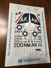 Microscale Decals 480222 1/48 Scale F-8E Crusader VF-13, F-8J VF-194