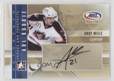 2011-12 ITG Heroes and Prospects Auto Andy Miele #A-AM Auto 0c2