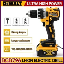 Dewalt DCD796 13mm Brushless Impact Electric Drill Multifunctional Cordless...