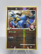 Lucario GL 8/111 Rare Rising Rivals Pokemon Reverse Holo Lightly Played