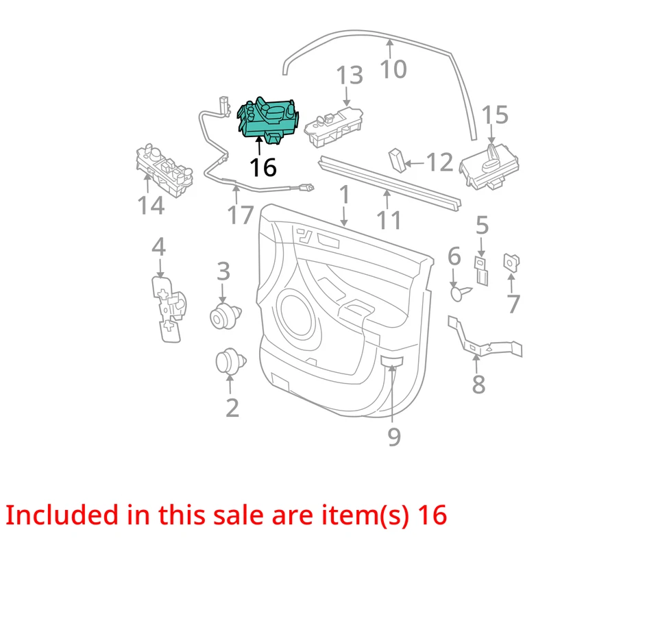 SE ADAPTA * INTERRUPTOR DE ASIENTO ELÉCTRICO CHRYSLER PACIFICA 2004 YD07XDVAE - NUEVO OEM Foto 3 de 4