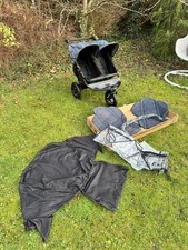 Stunning Out n About V4 Double Twin  All Terrain Nipper 360 Pushchair & Extras